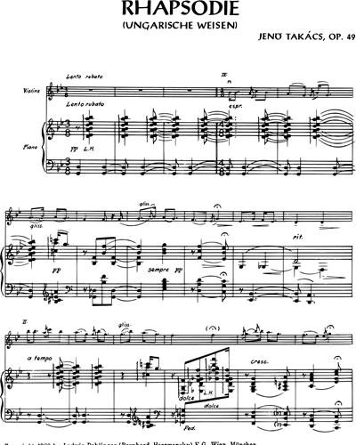 Rhapsody, op. 49
