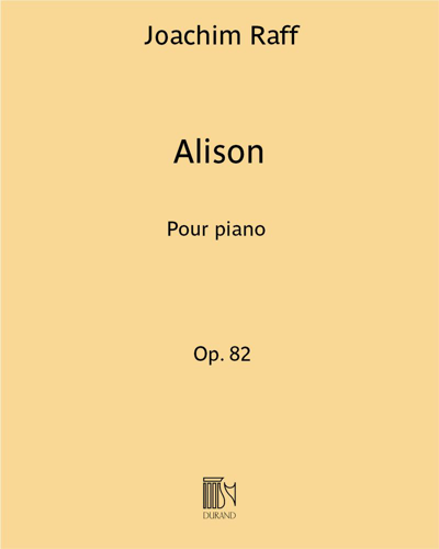 Alison (valse a la Viennoise extrait de l'opus 82)