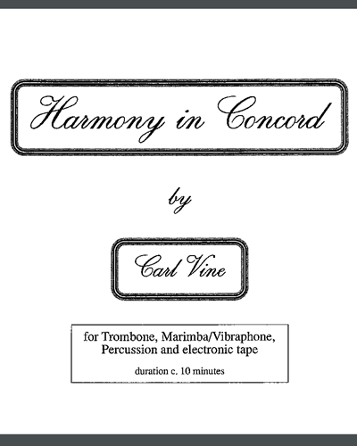 Harmony in Concord