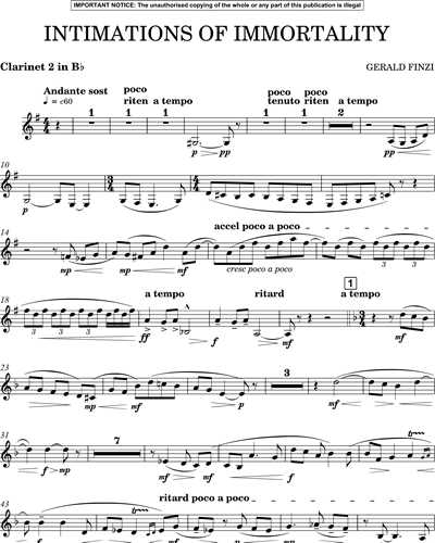 Clarinet 2 in Bb