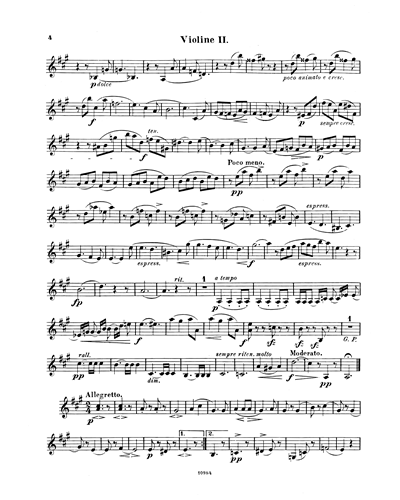 String Quartet in A major, op. 4