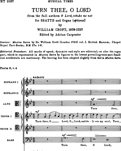 Mixed Chorus & Organ (Optional)