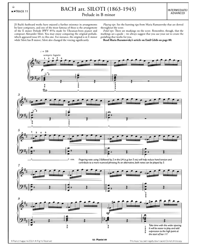 Prelude in B minor, BWV 855a