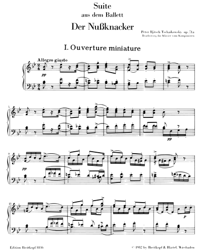 Nussknacker-Suite op. 71a