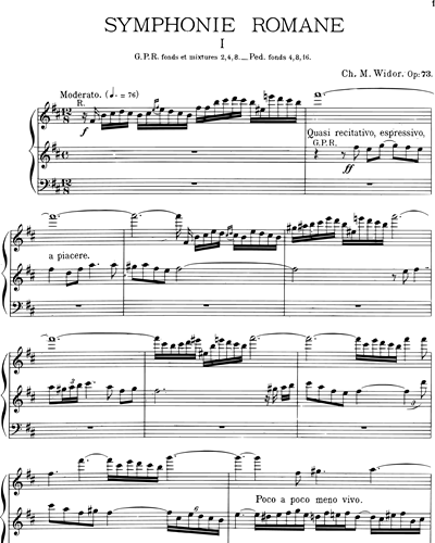 Symphonie "Romane", Op. 73