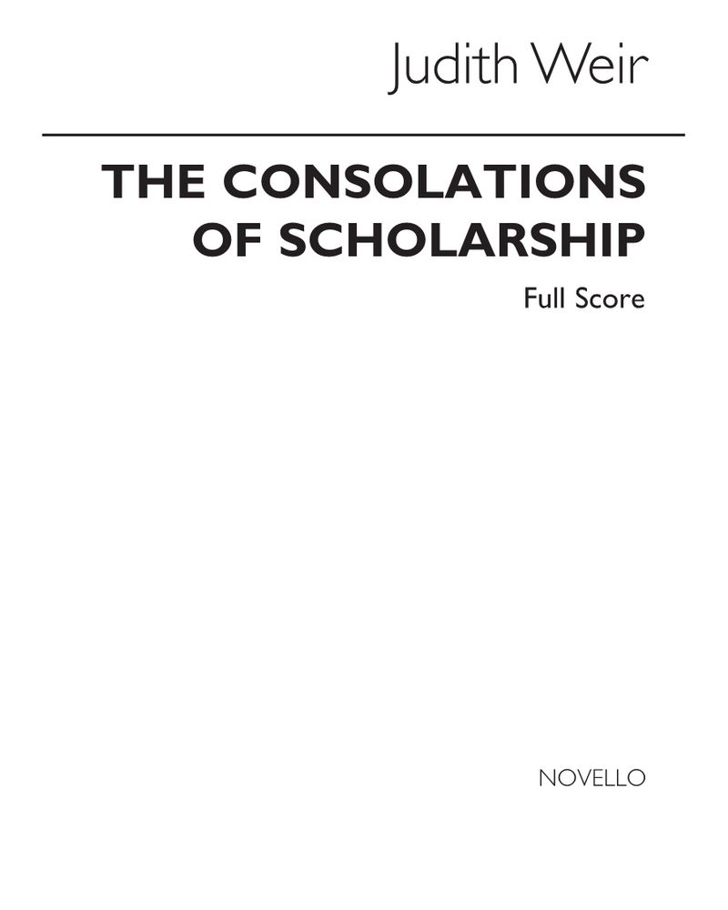 The Consolations of Scholarship