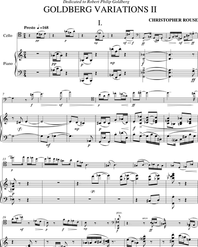 Goldberg Variations II (Var. I & II)