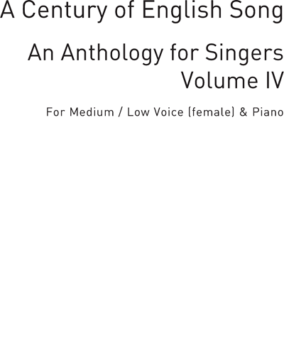 A Century of English Song, Vol. 4
