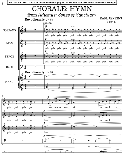Chorale: Hymn (from "Symphonic Adiemus")