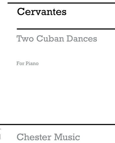 Two Cuban Dances for Piano