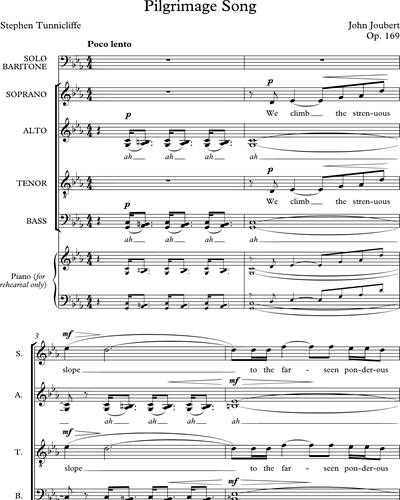Baritone & Mixed Chorus SATB
