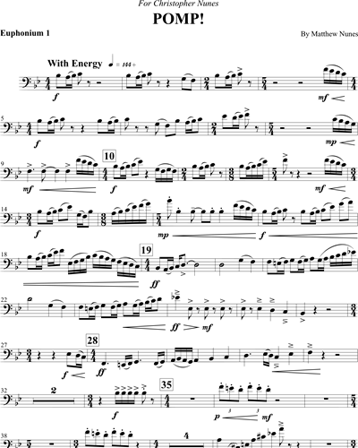 Pomp! Sheet Music by Matthew Nunes | nkoda | Free 7 days trial