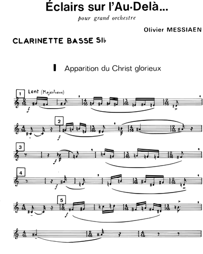 Bass Clarinet in Bb