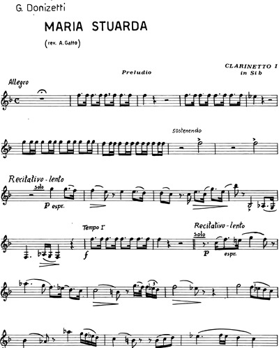 Clarinet 1/Clarinet in C/Clarinet in A