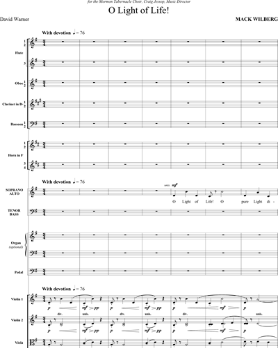 Full Score & Mixed Chorus