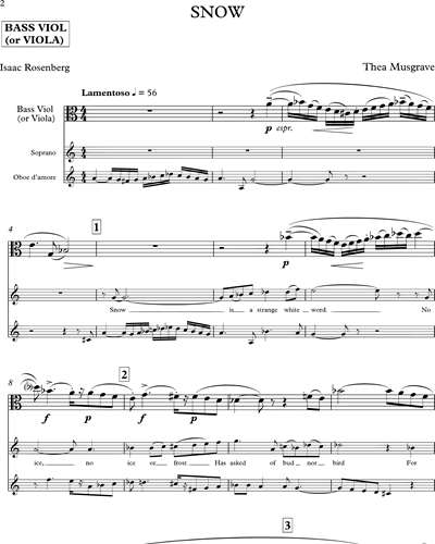 Bass Viol/Viola (Alternative)