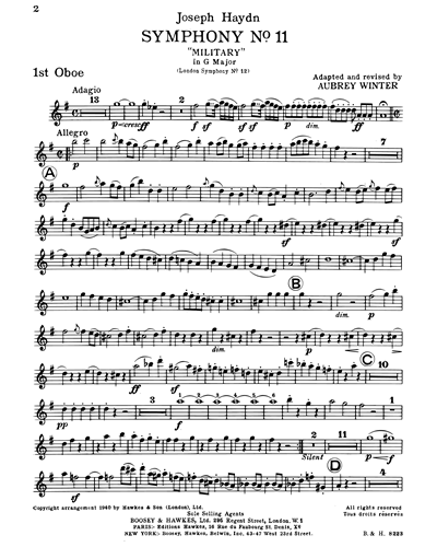 Symphony No. 11 G-dur, Hob. 1/100