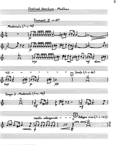 Trumpet in Bb 2 (Alternative)