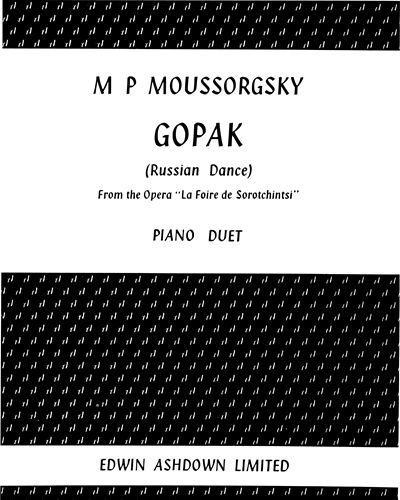 Gopak (from the Opera "La Foire de Sorotchintsi")