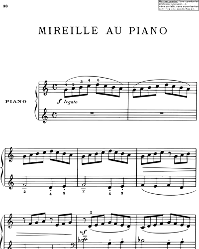 Album pour les Tout-Petits: Mireille au Piano