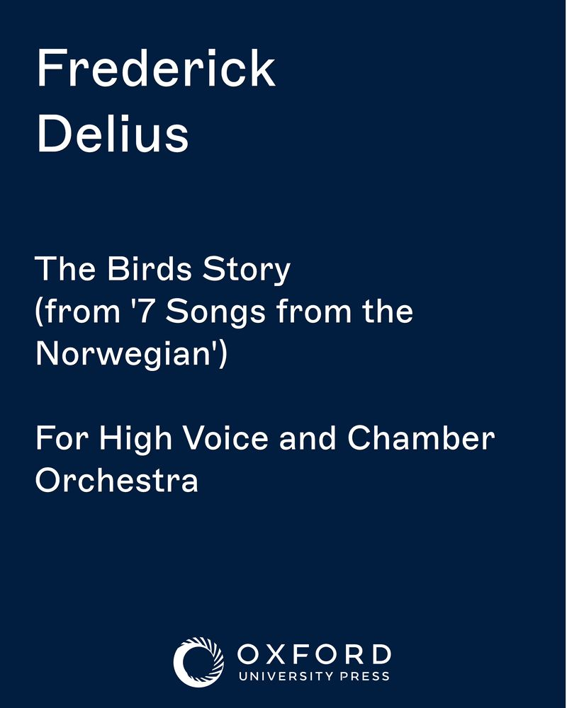 The Birds' Story (from '7 Songs from the Norwegian')