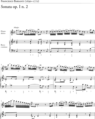 10 Sonate per flauto diritto e basso