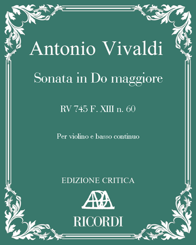 Sonata in Do maggiore RV 745 F. XIII n. 60