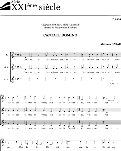 Cantate Domino - Garau