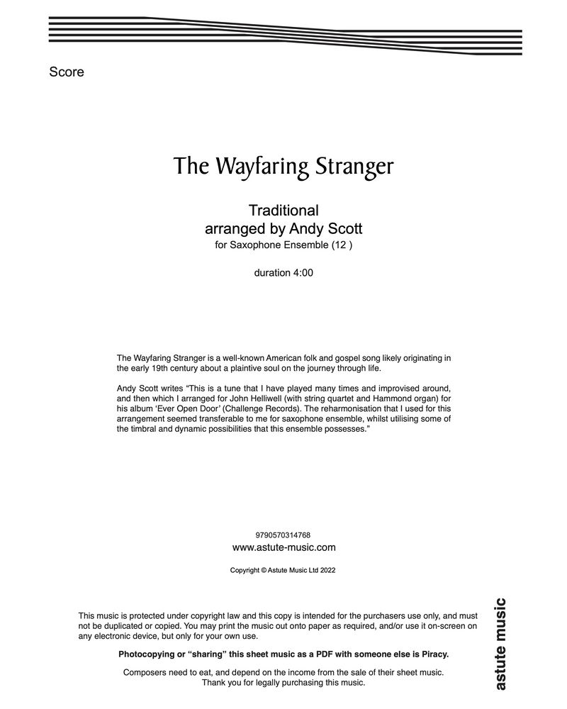 The Wayfaring Stranger