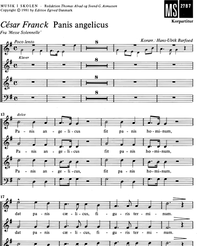 Panis angelicus (fra "Messe Solennelle")