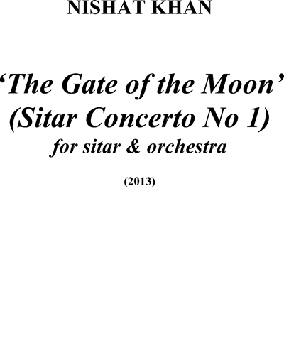 'The Gate of the Moon' (Sitar Concerto No 1)