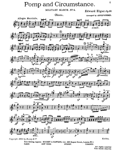 Pomp and Circumstance, op. 39