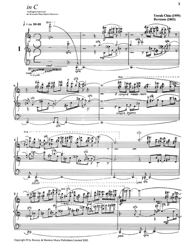 Piano Etude No. 1, "In C"