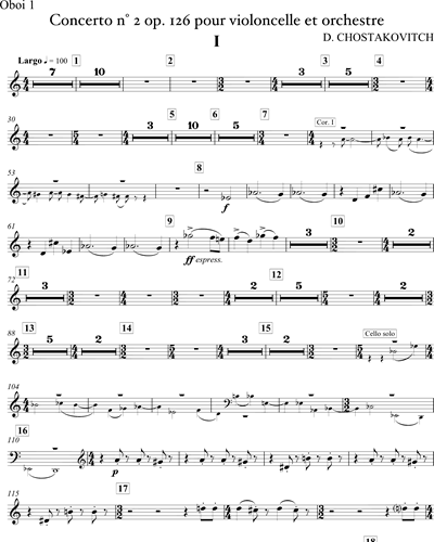 Concerto pour Violoncelle No. 2, Op. 126