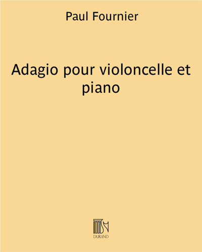 Adagio pour violoncelle et piano