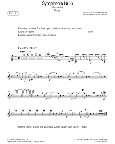 Symphonie Nr. 6 F-dur op. 68