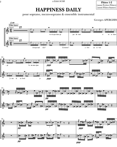 Flute 1 & Flute 2/Piccolo/Bass Flute