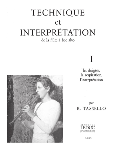 Technique et interprétation de la flûte à bec alto, Vol. 1