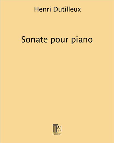 Sonate pour piano