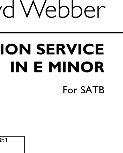 Communion Service (in E minor)