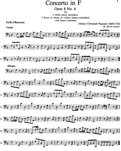 Cello/Bassoon (Alternative)