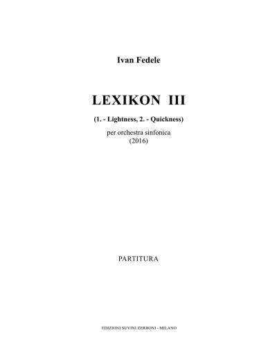 Lexikon III