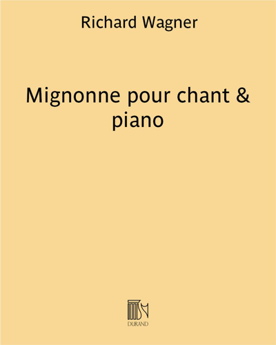 Mignonne pour chant & piano