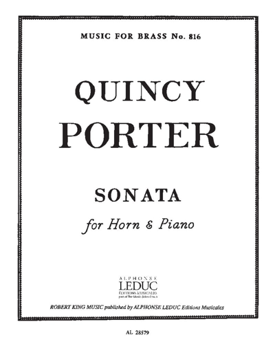 Sonata for Horn and Piano