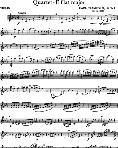 Quartett Es-dur op. 8 Nr. 4