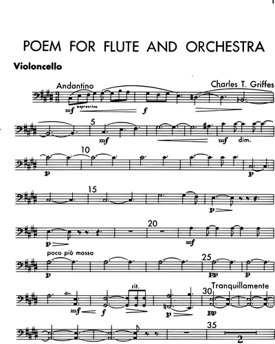 Poem for Flute and Orchestra