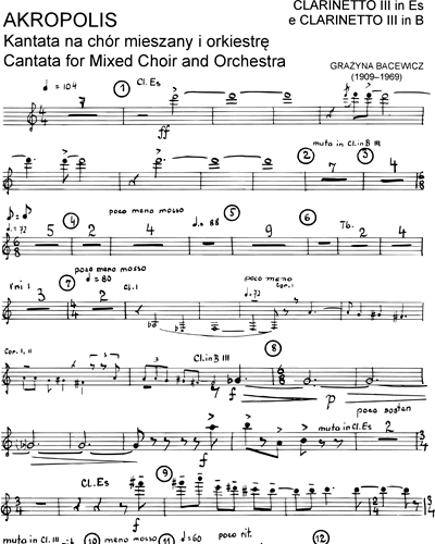 Clarinet in Eb/Clarinet in Bb 3