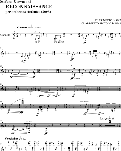 Clarinet 2 in Bb/Piccolo Clarinet 2 in Eb