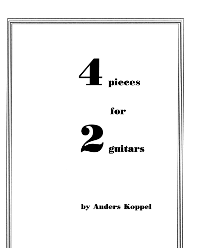 4 Pieces for 2 Guitars