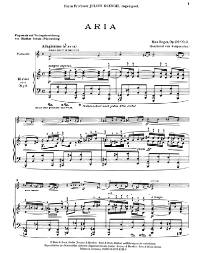 Aria op. 103a